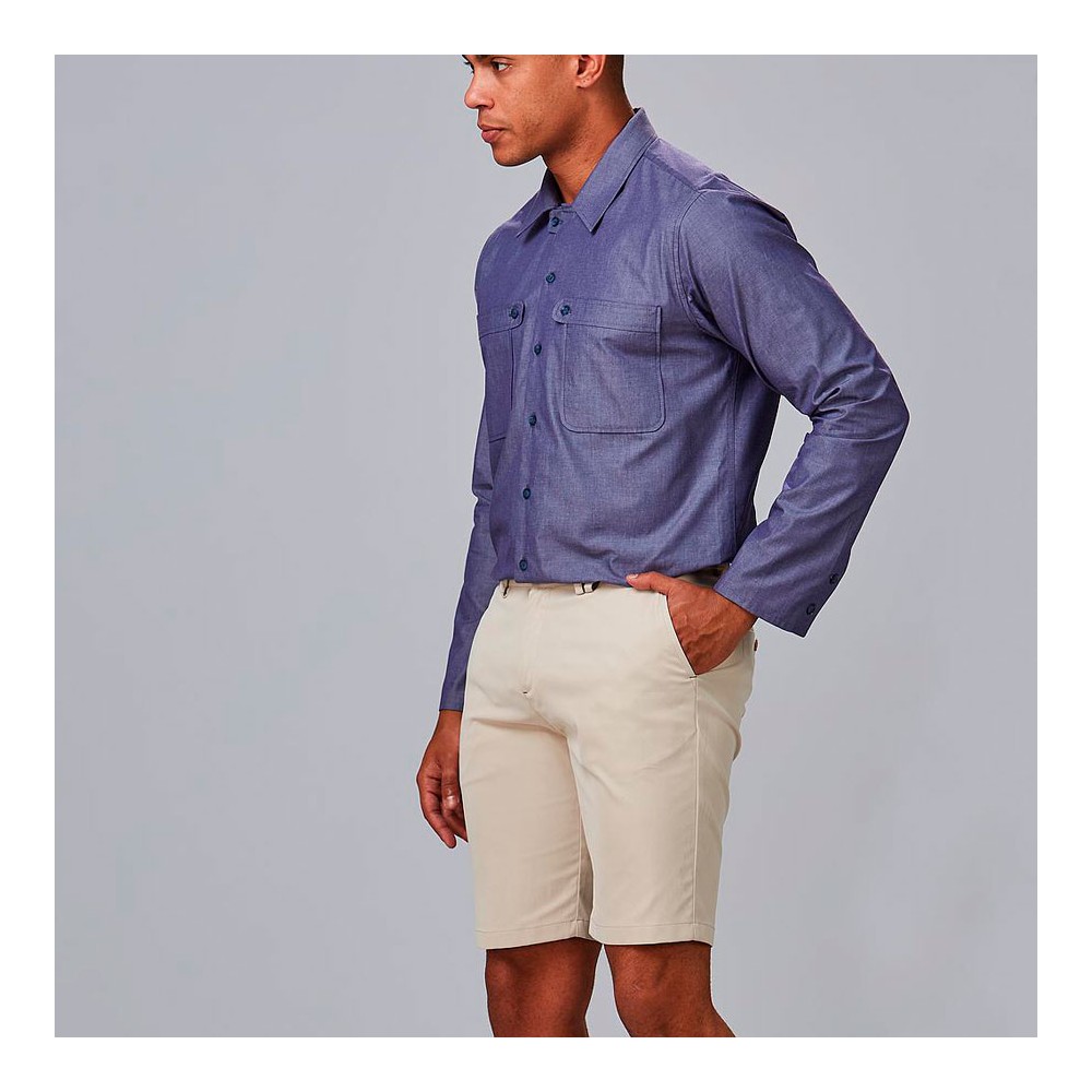 Bermuda de camarero tipo chino para hombre Garys 700055 Beige