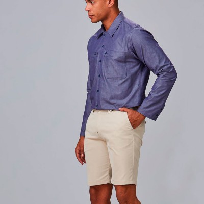 Bermuda de camarero tipo chino para hombre Garys 700055 Beige