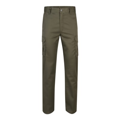 Pantalón de trabajo stretch Velilla 103002S verde caza