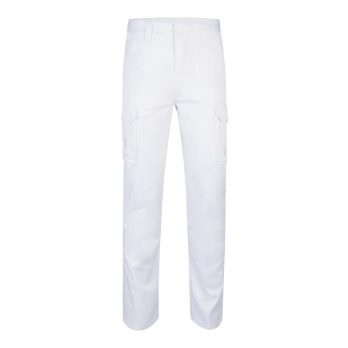 Pantalón de trabajo stretch Velilla 103002S Blanco