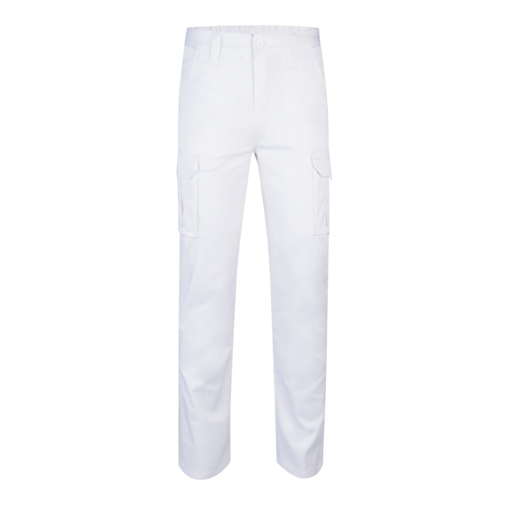 Pantalón de trabajo stretch Velilla 103002S Blanco
