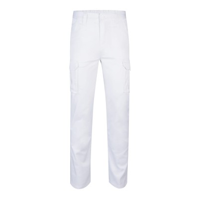 Pantalón de trabajo stretch Velilla 103002S Blanco