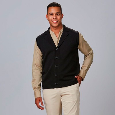 Chaleco laboral hombre sin mangas Garys 120004 negro