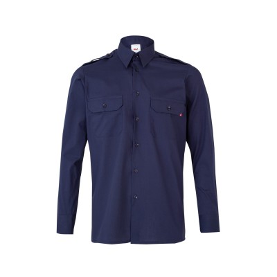 Camisa de trabajo con galonera Velilla 530 Marino