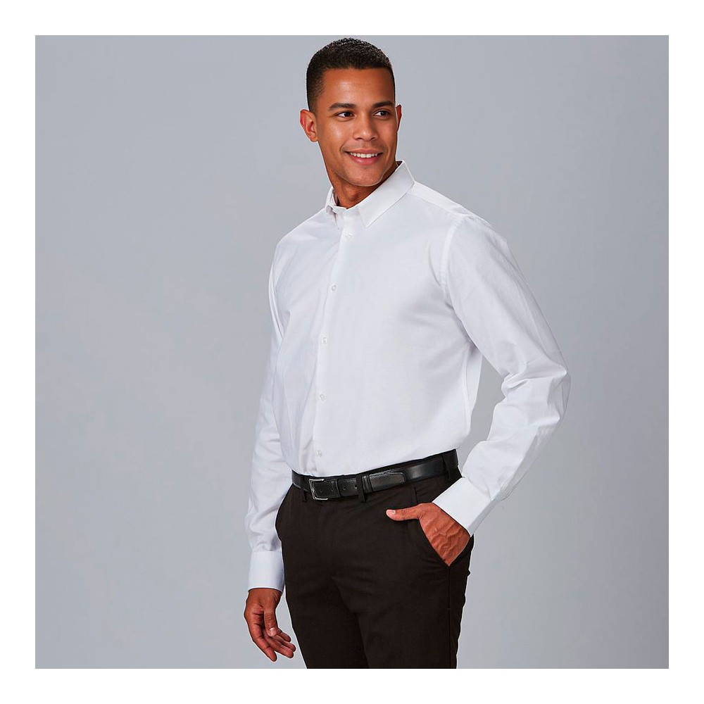 Camisa laboral hombre elástica Garys 260004 blanco