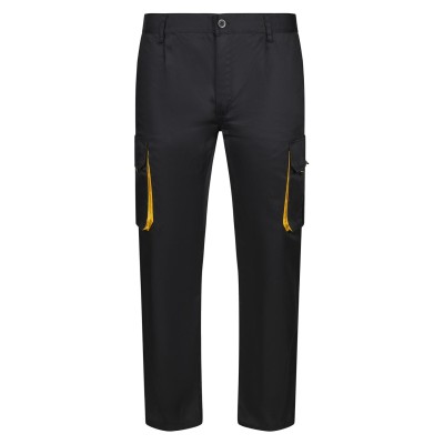 Pantalón de trabajo Bicolor Velilla 103004 Negro-Amarillo