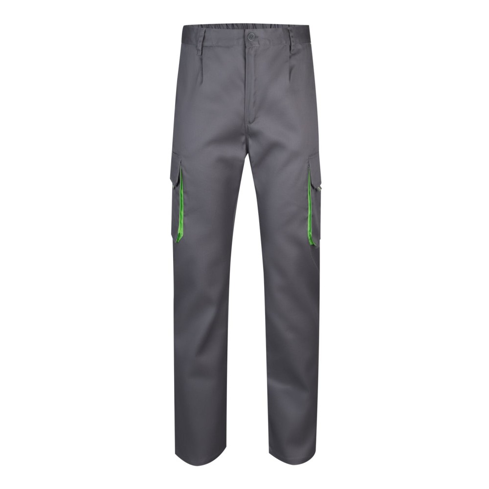 Pantalón de trabajo Bicolor Velilla 103004 Gris-Verde lima