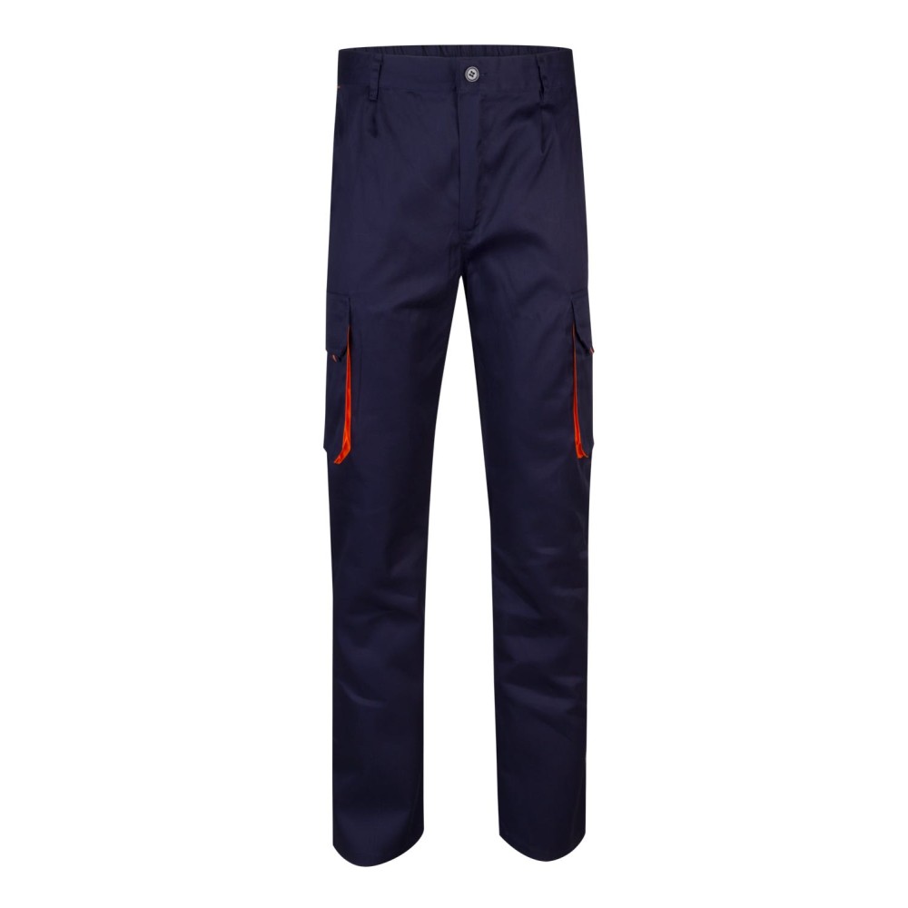 Pantalón de trabajo Bicolor Velilla 103004 Marino-Naranja