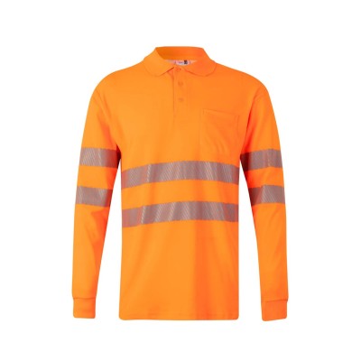 Polo algodón alta visibilidad Velilla 305524 Naranja