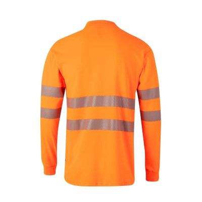 Polo algodón alta visibilidad Velilla 305524 Naranja