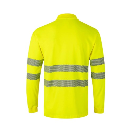 Polo algodón alta visibilidad Velilla 305524 Amarillo