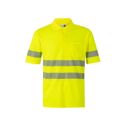 Polo alta visibilidad algodón Velilla 305522 Amarillo