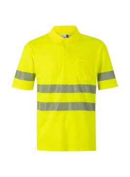Polo alta visibilidad algodón Velilla 305522 Amarillo