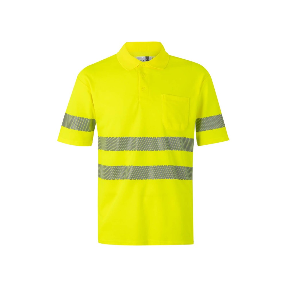 Polo alta visibilidad algodón Velilla 305522 Amarillo