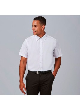 Camisa laboral hombre básica manga corta Garys 260006 blanca
