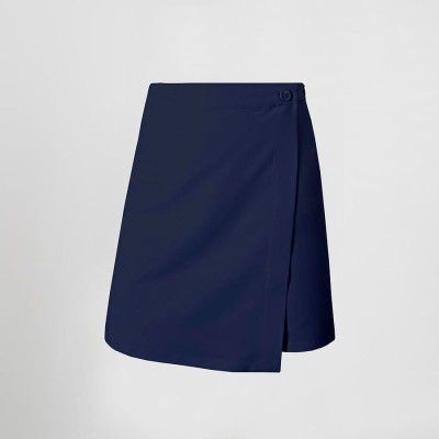 Falda pantalón de camarera de microfibra marino