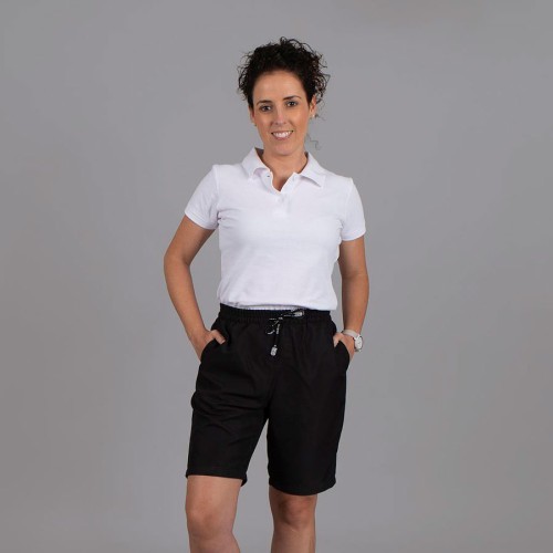 Bermuda de trabajo unisex microfibra Garys 700017 negro