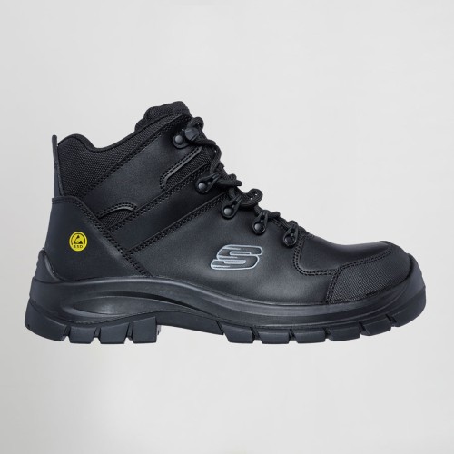 Bota de seguridad SKECHERS negra de hombre con cordones SK200187EC negra