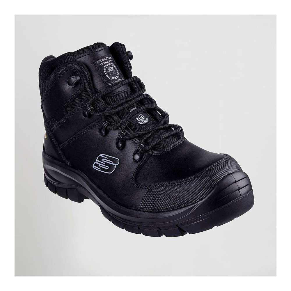 Bota de seguridad SKECHERS negra de hombre con cordones SK200187EC negra