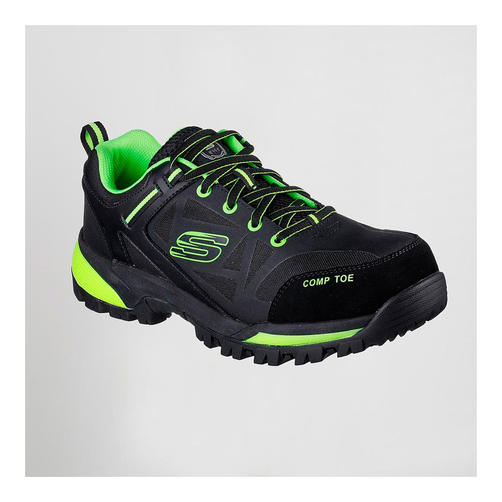Zapato de seguridad deportivo SKECHERS de hombre SK200188EC pistacho