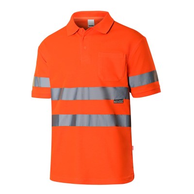 Polo alta visibilidad Velilla 305512 Naranja