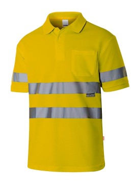 Polo alta visibilidad Velilla 305512 Amarillo