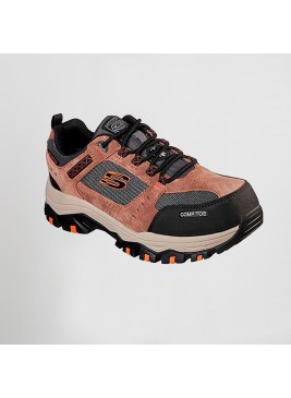 Zapatilla de seguridad SKECHERS hombre SK77183EC Marrón