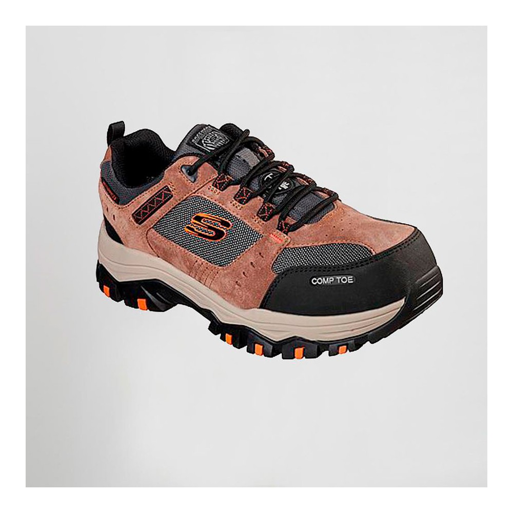 Zapatilla de seguridad SKECHERS hombre SK77183EC Marrón