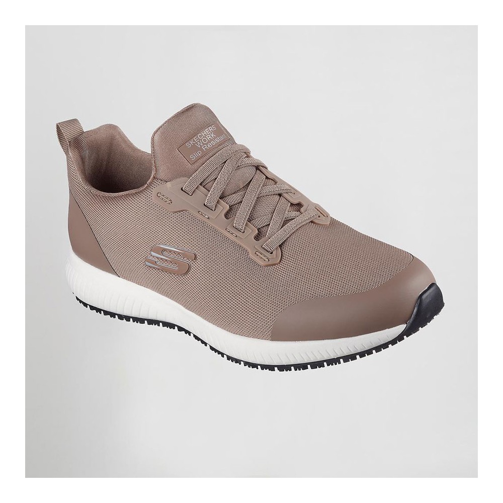 Zapato de trabajo SKECHERS mujer  SK77222EC Topo