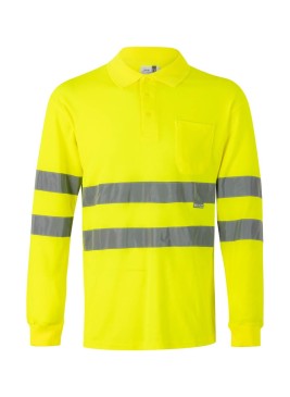 Polo de alta visibilidad Velilla 305514 Amarillo