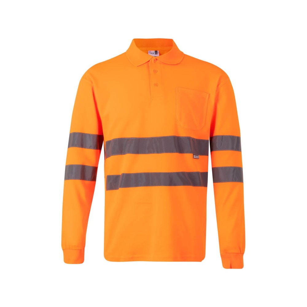 Polo de alta visibilidad Velilla 305514 Naranja
