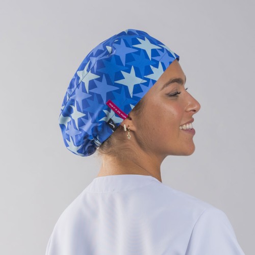 Gorro cirujano goma Agatha Garys 400008 cometa azul
