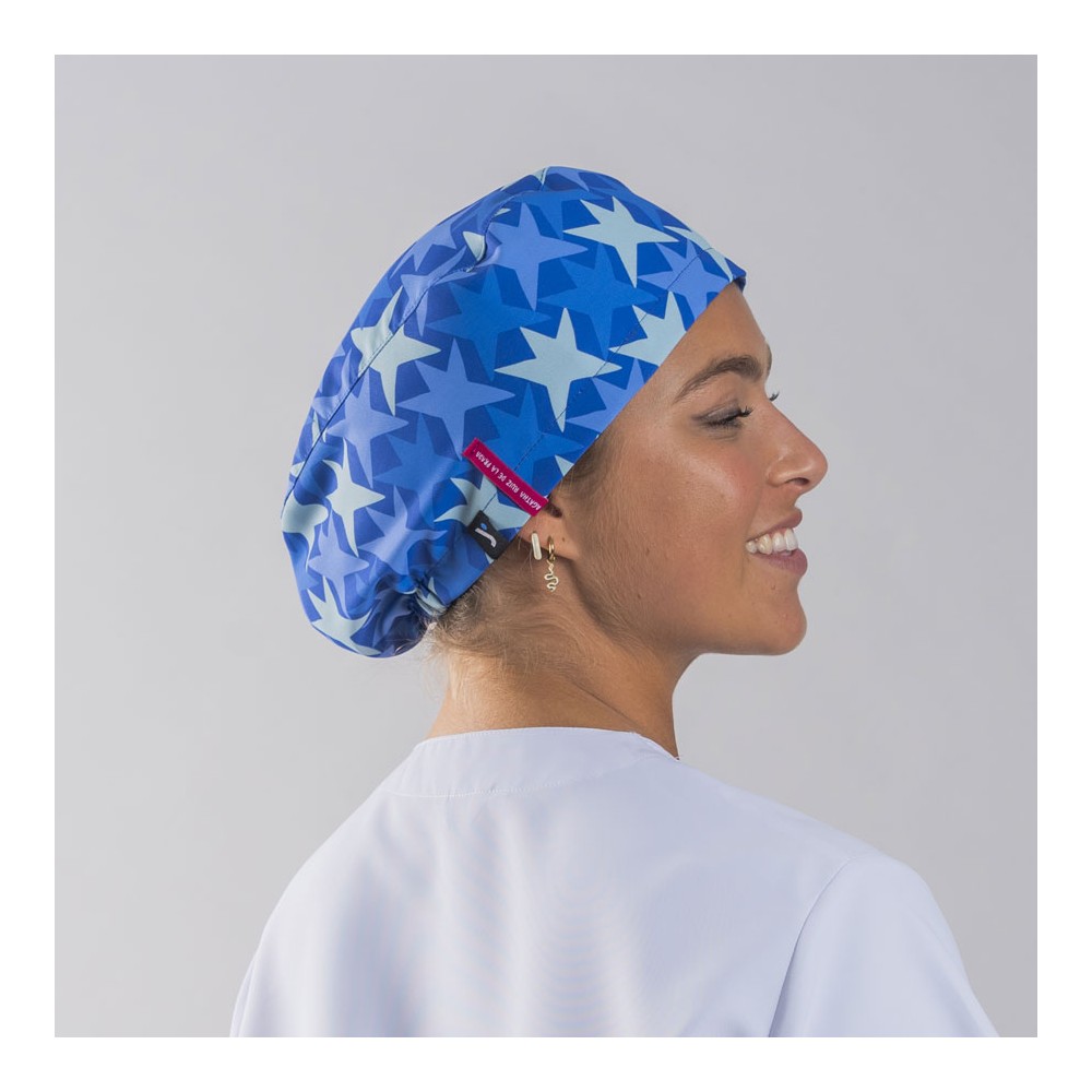 Gorro cirujano goma Agatha Garys 400008 cometa azul