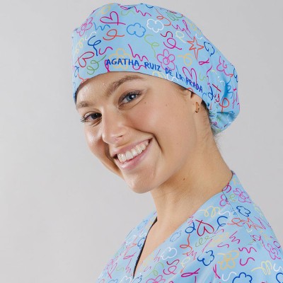 Gorro cirujano goma Agatha Garys 400008 pinceladas