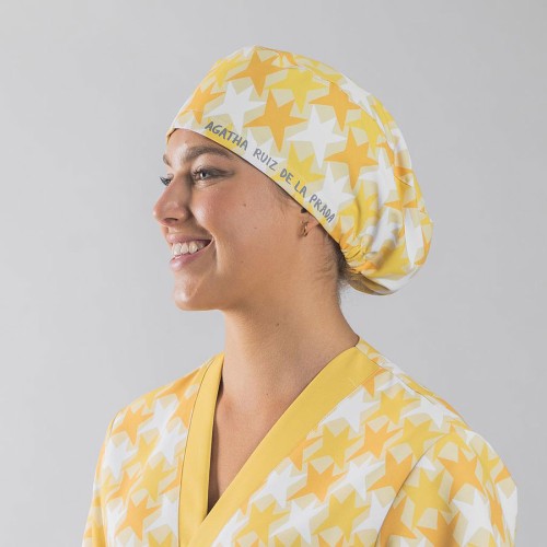 Gorro cirujano goma Agatha Garys 400008 cometa amarillo