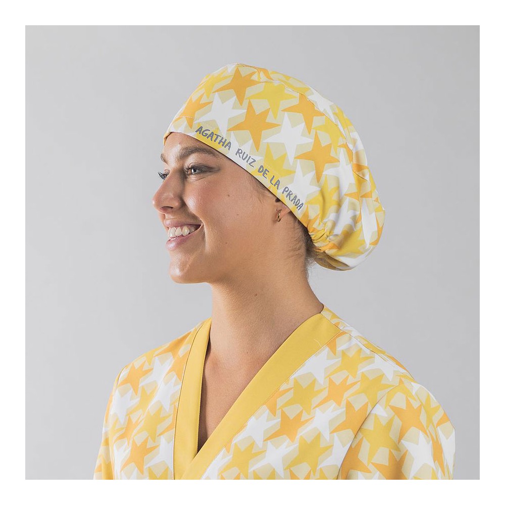 Gorro cirujano goma Agatha Garys 400008 cometa amarillo