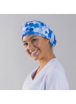 Gorro cirujano goma Agatha Garys 400008 cuore azul