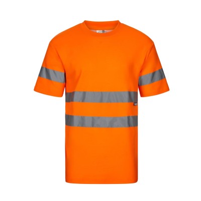 Camiseta alta visibilidad algodón Velilla 305612 Naranja