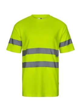 Camiseta alta visibilidad algodón Velilla 305612 Amarilla