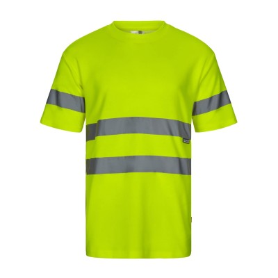 Camiseta alta visibilidad algodón Velilla 305612 Amarilla