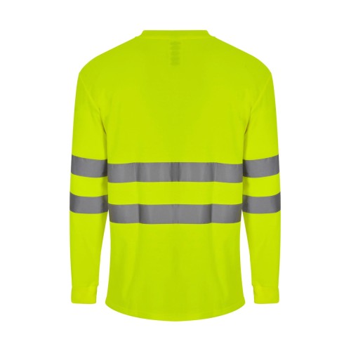Camiseta alta visibilidad Velilla 305614 Amarillo Flúor