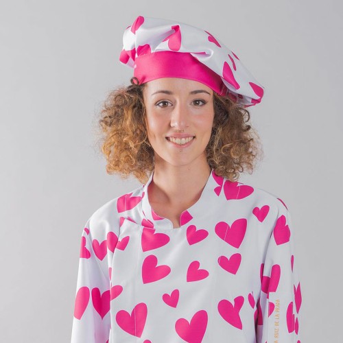 Gorro de chef Agatha Ruiz de la Prada Garys 400011 Cuore rosa