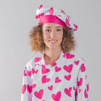 Gorro de chef Agatha Ruiz de la Prada Garys 400011 Cuore rosa