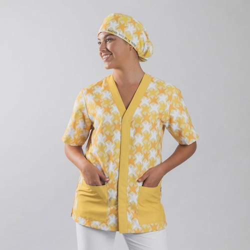 Blusa sanitaria microfibra UNISEX Agatha Garys 600052 cometa amarillo