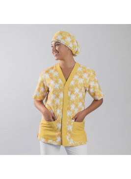 Blusa sanitaria microfibra UNISEX Agatha Garys 600052 cometa amarillo