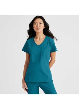 Blusa sanitaria mujer tejido ecológico Barco SKT147 Bahama