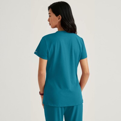 Blusa sanitaria mujer tejido ecológico Barco SKT147 Bahama