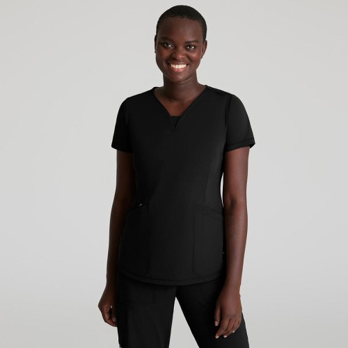 Blusa sanitaria mujer Serene Barco SKT220 negro