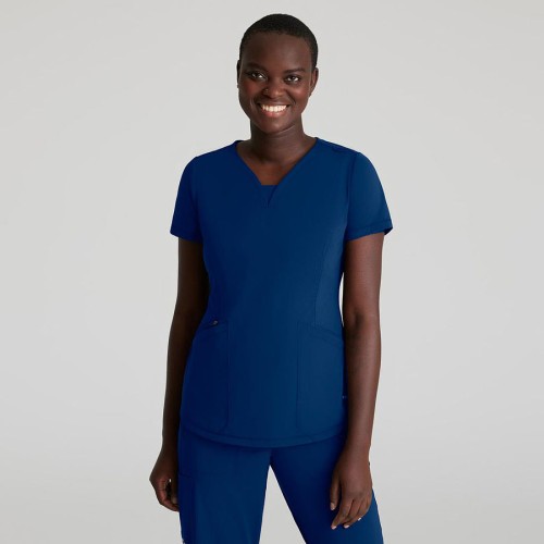Blusa sanitaria mujer Serene Barco SKT220 navy
