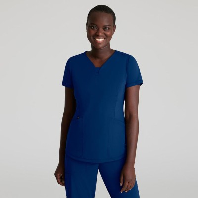 Blusa sanitaria mujer Serene Barco SKT220 navy
